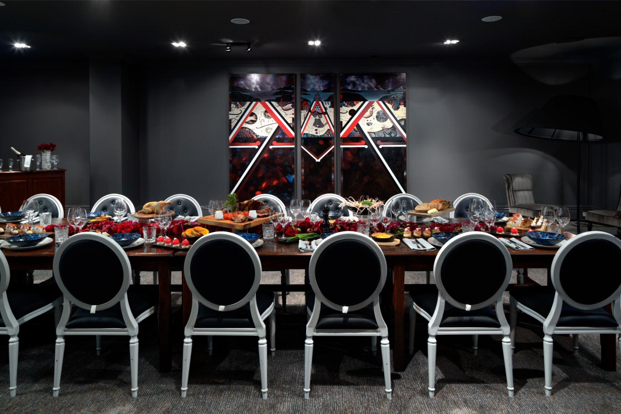 Museum Apartment Hotel, Independent Collection By Evt Wellington Luaran gambar The dining room at the 2012 Olympic Village